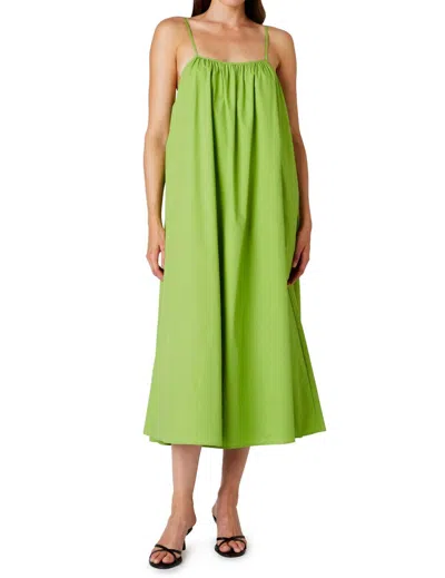 Nia Alexandra Dress In Pesto In Green