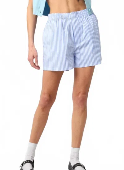 Le Lis Bailey Waistband Boxers In Blue Striped In Multi