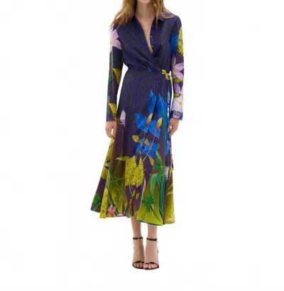 Muma World In The Garden Venus Maxi Dress In Multi In Multi