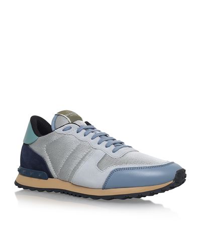 mens valentino mesh trainers