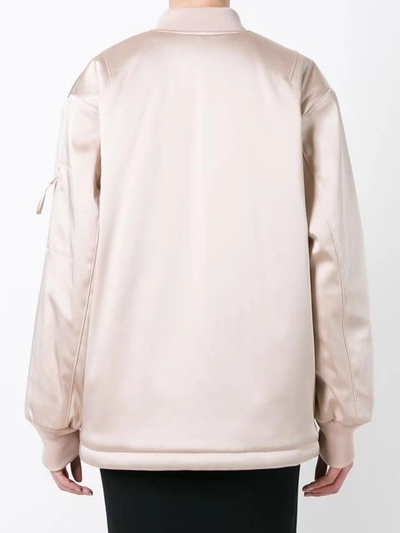 Shop Alexander Wang T Oversized Bomber Jacket