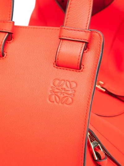 Shop Loewe 'hammock' Bag In Red