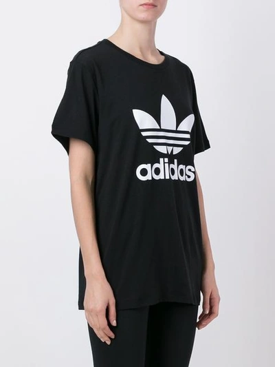 Gucci 'trefoil' T-shirt In Black