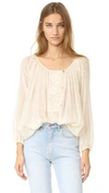 GIADA FORTE Lace Panelled Blouse