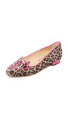 CHARLOTTE OLYMPIA Pretty in Pink Kitty Flats