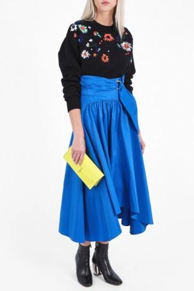 Shop Peter Pilotto Taffeta Skirt With Belt