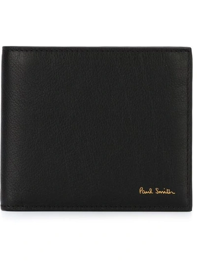 Paul Smith 'buffalino' Billfold Wallet In Black