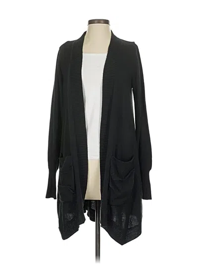 Pre-owned Aqua Cardigan Sweater In Black