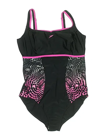 Pre-owned Brooks One Piece Swimsuit In Black