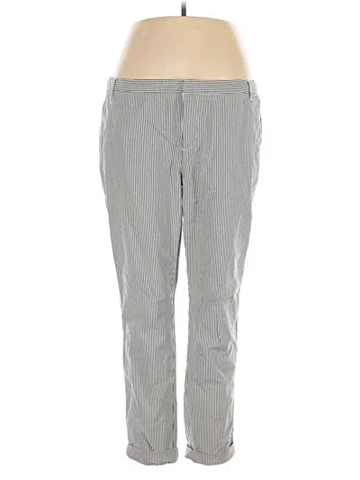 Pre-owned Caslon Casual Pants In Gray