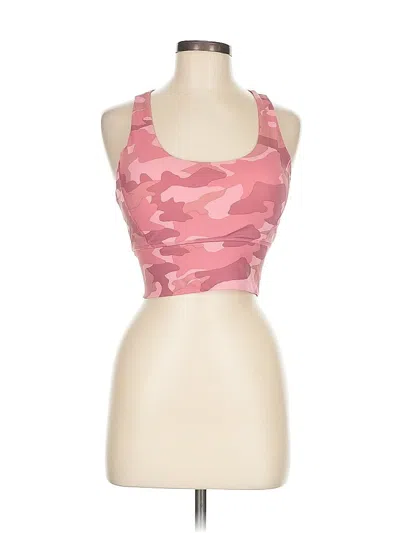 Pre-owned 90 Degree By Reflex Tank Top Pink Halter Neckline Tops