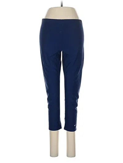 Pre-owned Nike Casual Pants In Blue