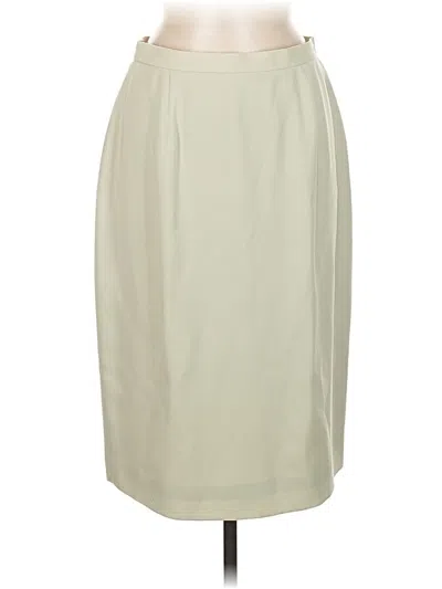Pre-owned Unbranded Formal Skirt In Green