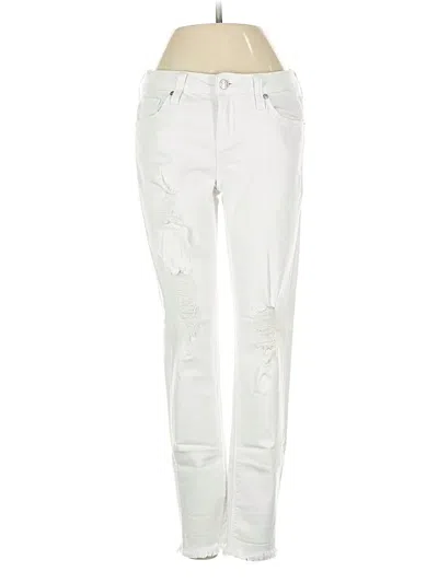 Pre-owned Just Black Jeans In White