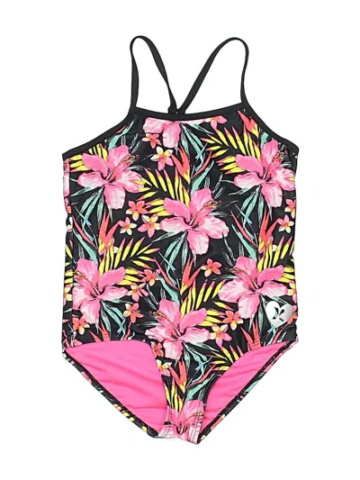 Pre-owned Hurley Kids'  One Piece Swimsuit In Pink