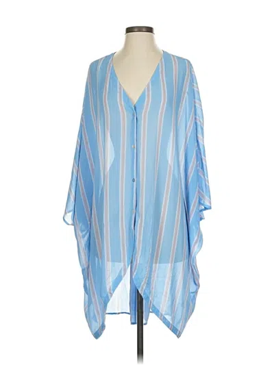 Pre-owned Umgee Kimono In Blue