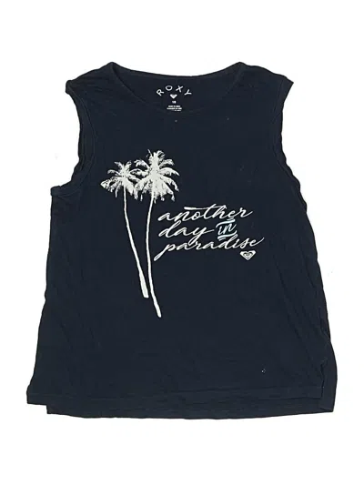 Pre-owned Roxy Kids' Sleeveless T-shirt In Blue
