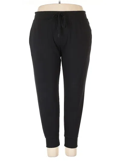 Pre-owned Athletic Works Casual Pants In Black