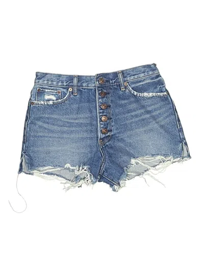Pre-owned Abercrombie & Fitch Denim Shorts In Blue