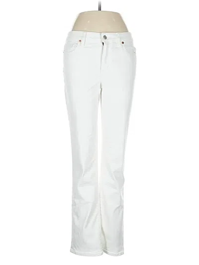 Pre-owned Lands' End Jeans In White