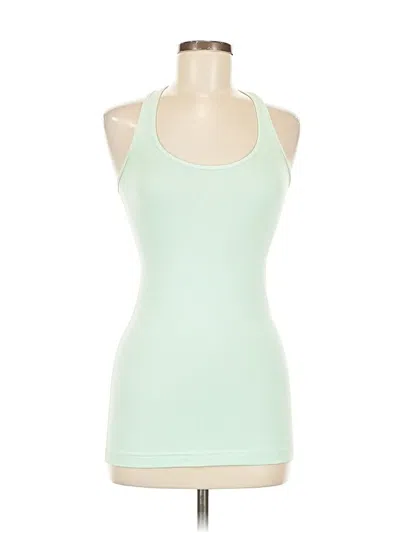 Pre-owned Lululemon Athletica Active Tank Top In Green