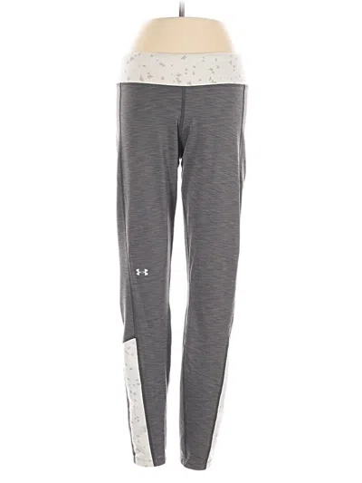 Pre-owned Under Armour Active Pants In Gray