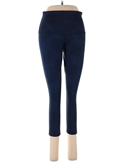 Pre-owned Lululemon Athletica Active Pants In Blue