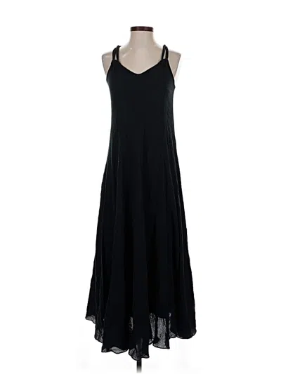 Pre-owned Garnet Hill Casual Dress In Black