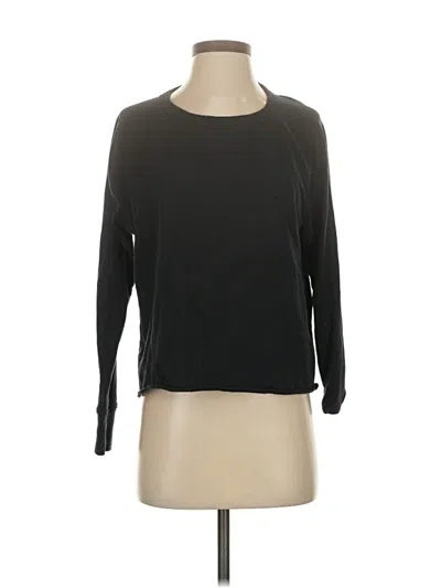 Pre-owned James Perse Cardigan Sweater In Black