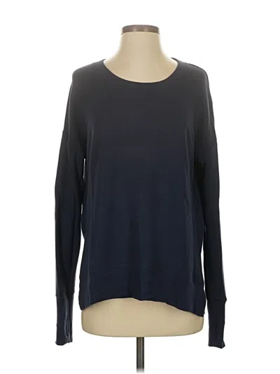 Pre-owned Athleta Pullover Sweater In Black