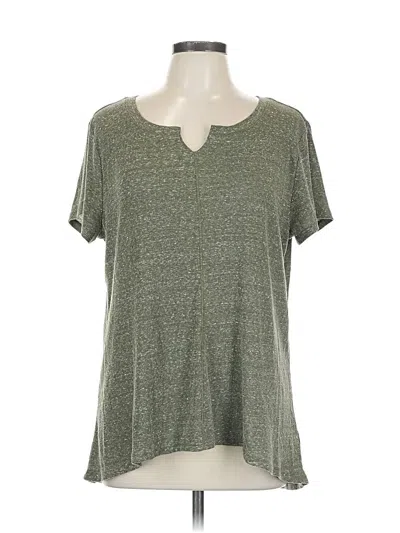 Pre-owned Style & Co Short Sleeve T-shirt In Green