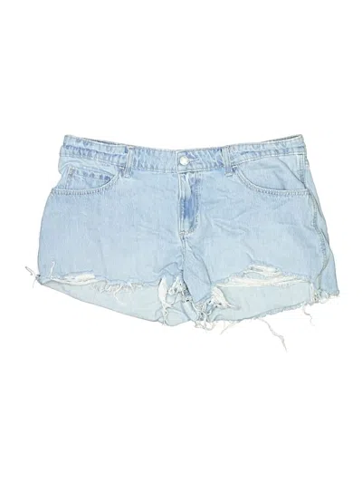Pre-owned Hollister Denim Shorts In Blue