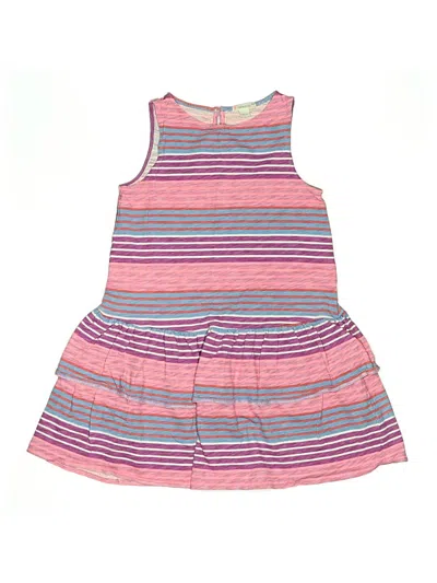 Pre-owned Crewcuts Kids' Dress In Pink