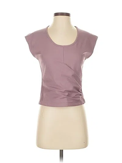 Pre-owned Athleta Sleeveless T-shirt In Purple