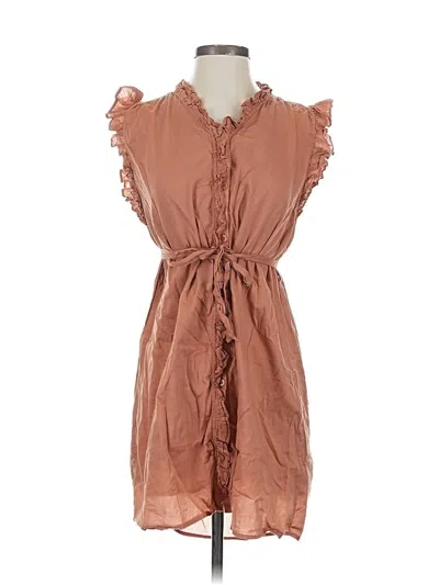 Pre-owned Elan Casual Dress In Brown