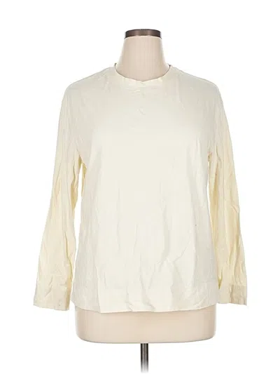 Pre-owned Koolaburra Long Sleeve T-shirt In White