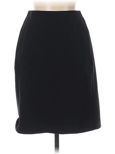 Pre-owned Jjill Formal Skirt In Black
