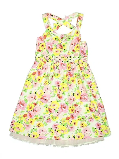 Pre-owned Assorted Brands Kids' Dress In Yellow