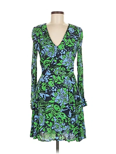 Pre-owned H&m Cocktail Dress In Green