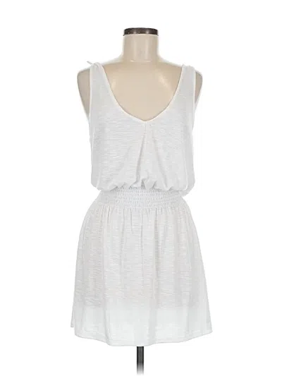 Pre-owned Becca Casual Dress In White