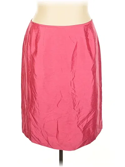 Pre-owned Tahari By Asl Formal Skirt In Pink