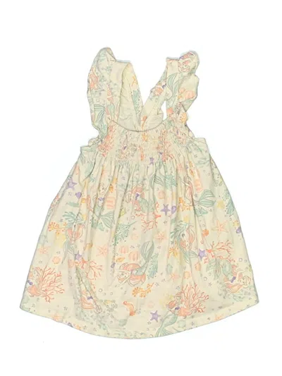 Pre-owned Disney Princess Kids' Dress In White