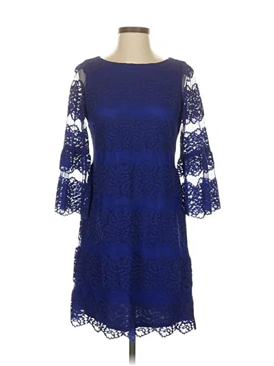 Pre-owned Eliza J Cocktail Dress In Blue