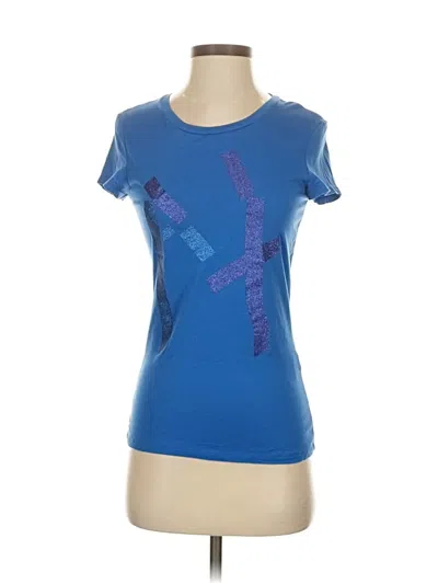 Pre-owned Armani Exchange Active T-shirt In Blue