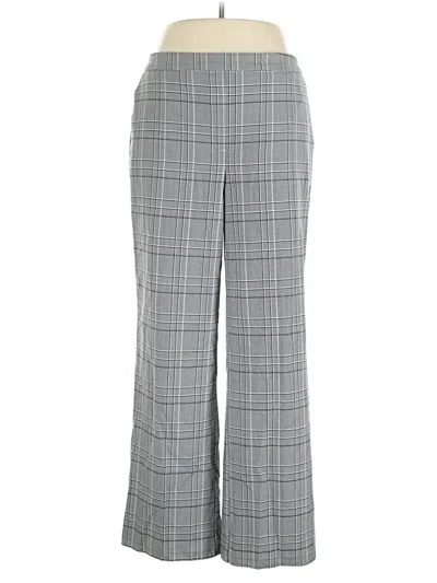 Pre-owned Nicole Miller Dress Pants In Gray