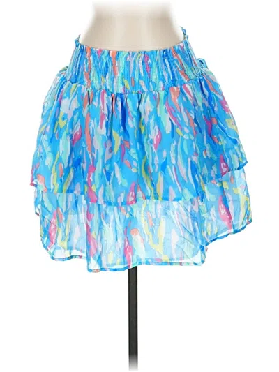 Pre-owned Michelle Mcdowell Casual Skirt In Blue