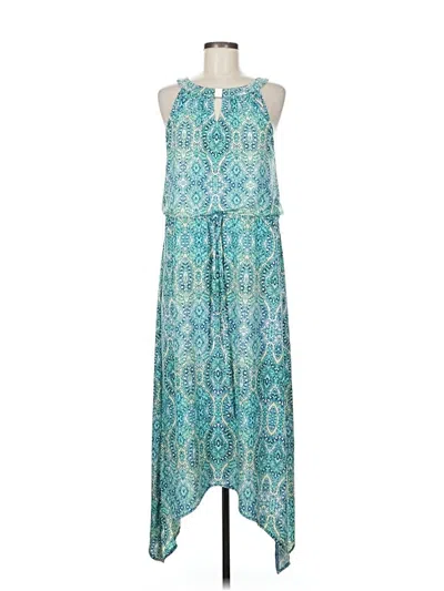 Pre-owned Rafaella Casual Dress In Blue