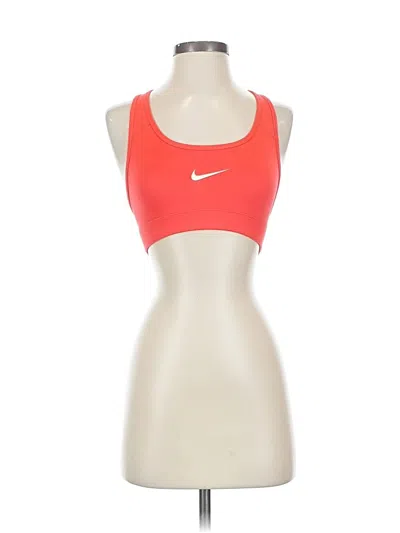 Pre-owned Nike Sports Bra In Red