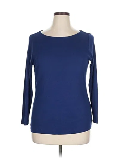 Pre-owned Vineyard Vines 3/4 Sleeve T-shirt In Blue