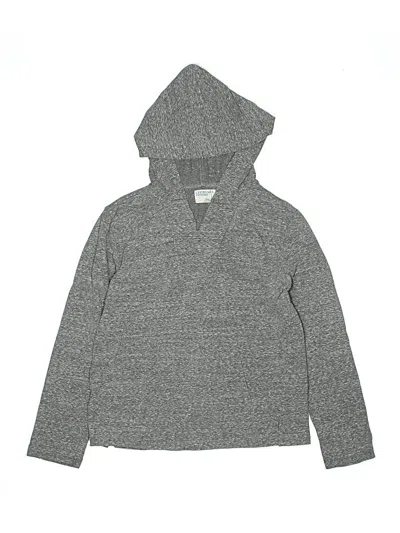 Pre-owned Crewcuts Kids' Zip Up Hoodie In Gray